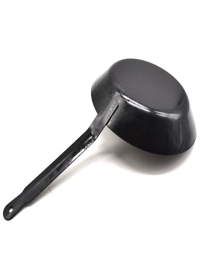 FUJIDENSO 1 Pack Black Carbon Steel Frying Pan, 9 Inch, Heavy Gauge, Non-Stick Chemical-Free Coating, No Rivet Welded Handle - Image 3